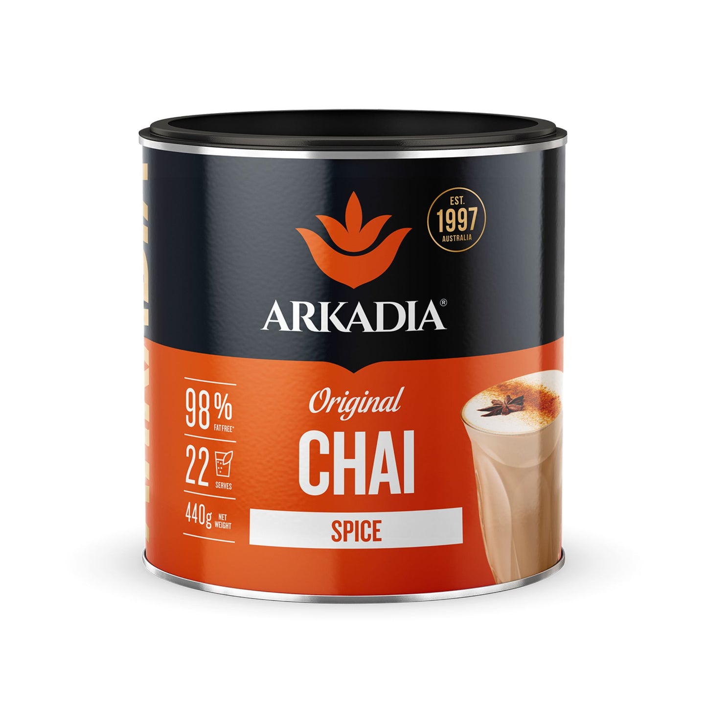 Arkadia Chai Tea Spice 440g Canister