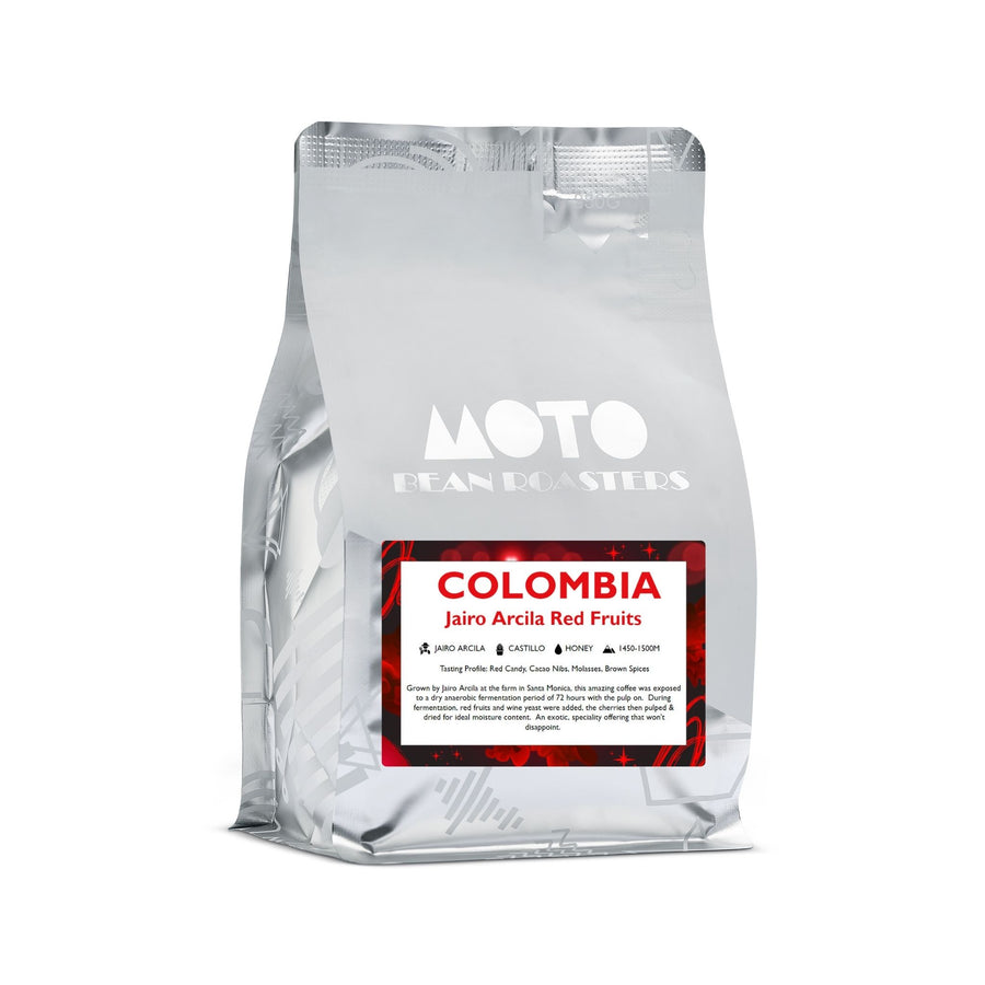 Motobean Speciality Roasters Jairo Arcila Red Fruits Premium Fermented Coffee Beans 250g