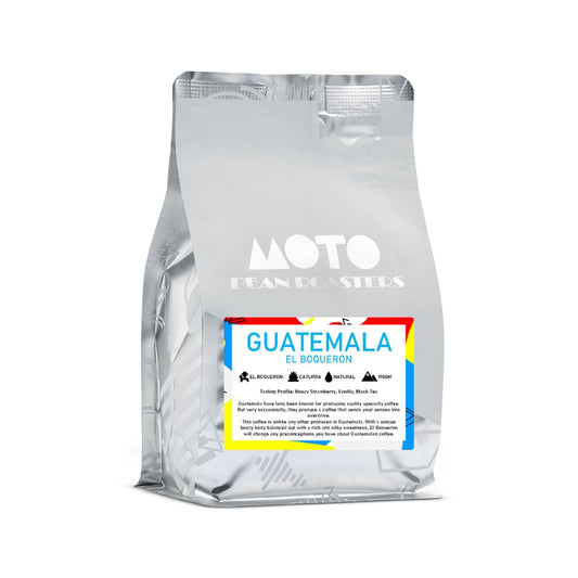 Motobean Speciality Roasters Guatemala El Boqueron Premium Coffee Beans Roasted for Espresso 250g