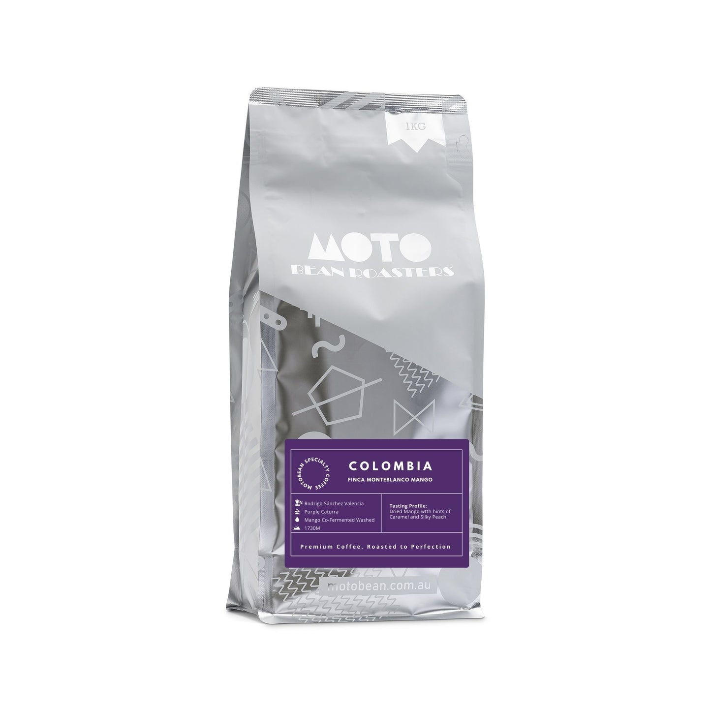 Motobean Speciality Roasters Finca Monteblanco Rodrigo  Sánchez Mango Premium Fermented Coffee Beans 1kg