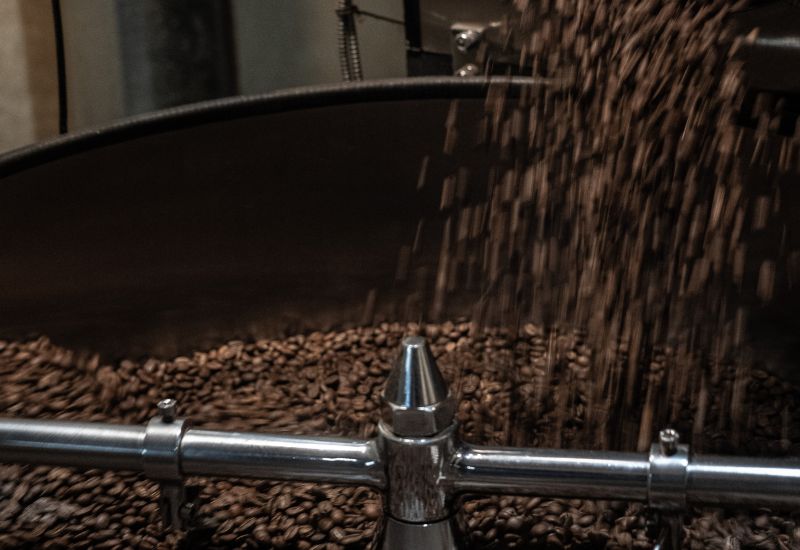 Motobean Coffee Roasters Roasted Beans Cooling