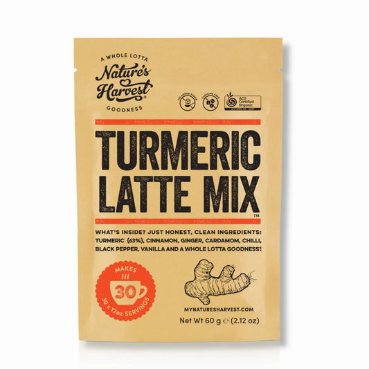 Natures Harvest Turmeric Latte Mix 60g 30 serves